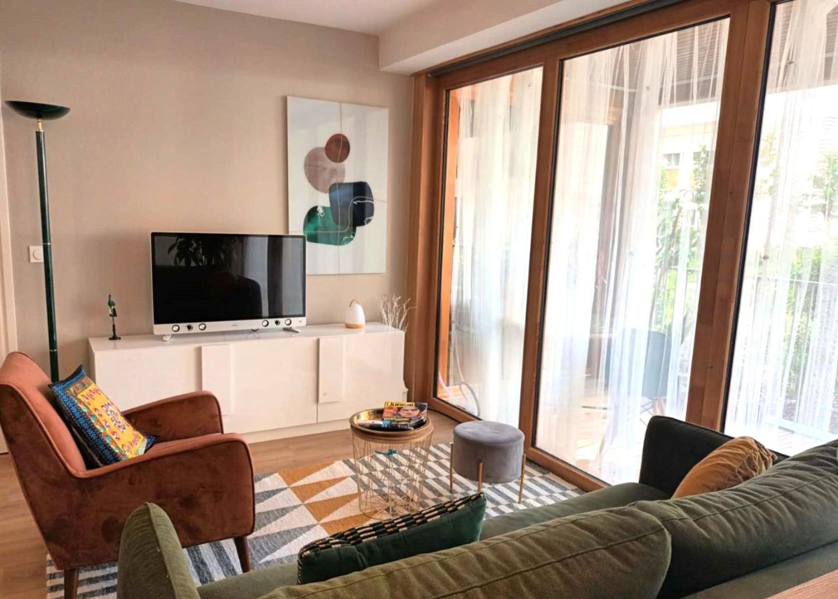 Saint Jean Gare Bel T3 Appartement Free Parking Bordeaux Exterior foto